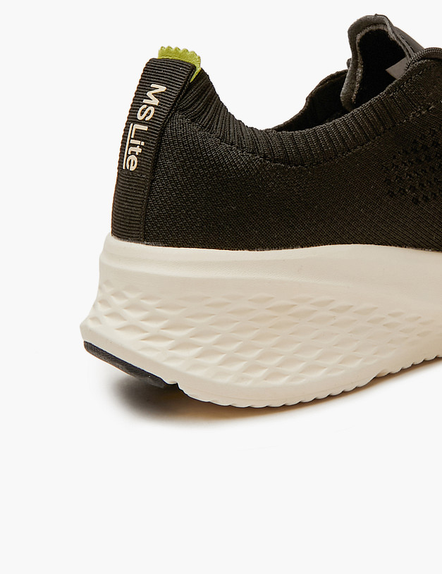 Черные женские  кроссовки из текстиля MASCOTTE 181-411621-0202 | ракурс 8