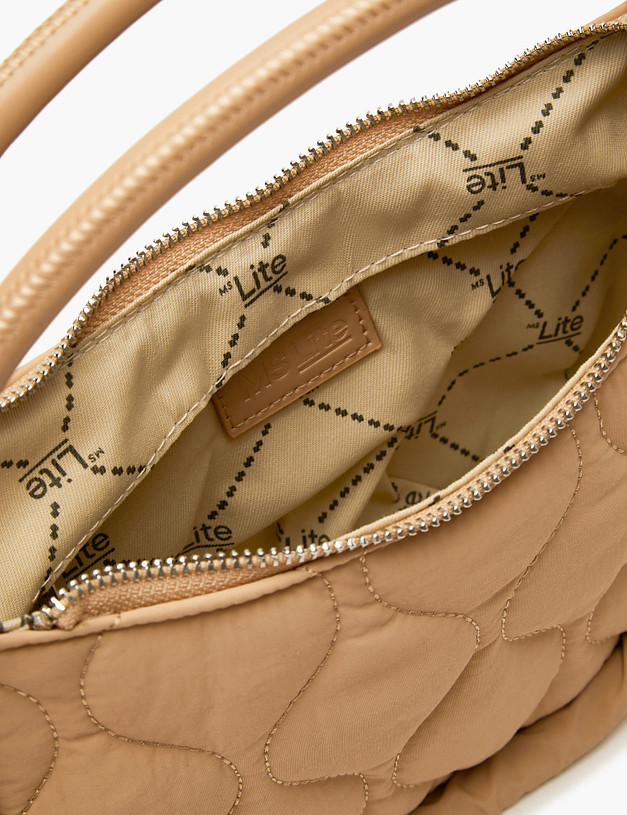 Бежевая женская сумка MASCOTTE 648-4112-208 | ракурс 5 Бежевая женская сумка MASCOTTE 648-4112-208 | ракурс 5