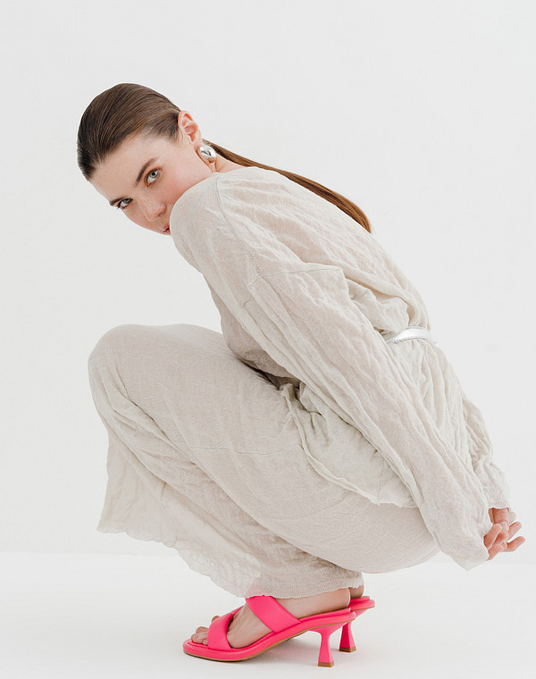 233-4126111-7526M Туфли летние женские нат.кожа/нат.кожа розов, Mascotte