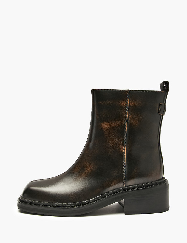 Коричневые женские ботинки MASCOTTE 22-5280223-6108M | ракурс 1