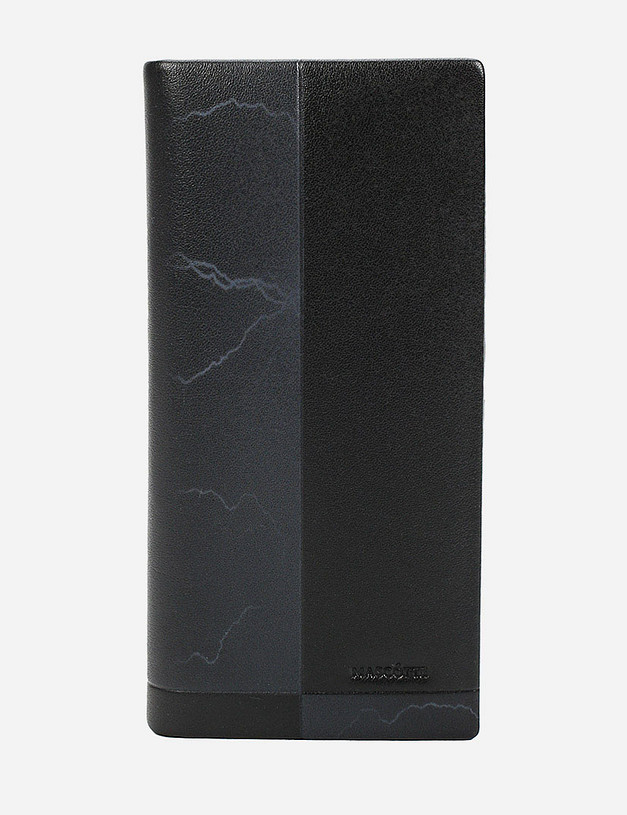 Черное мужское портмоне MASCOTTE 642-9224-102 | ракурс 1