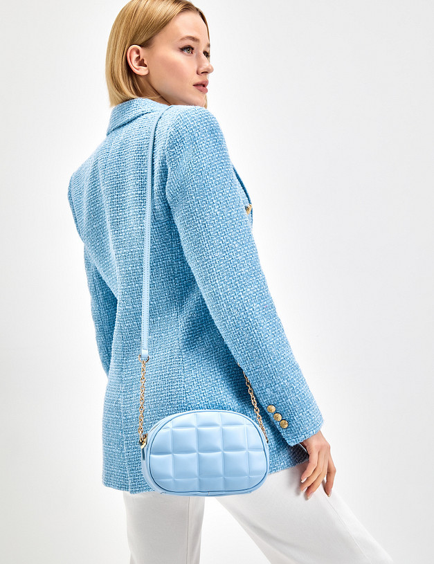 Голубая женская сумка MASCOTTE 610-2207-611 | ракурс 1