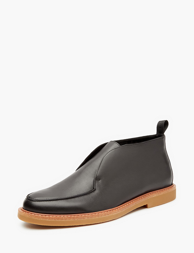 Черные мужские дезерты из натуральной кожи MASCOTTE 15-1272422-3180M | ракурс 2