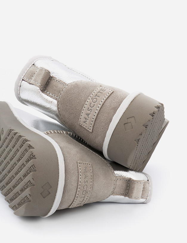 Серебристые женские угги MASCOTTE 234-1225131-0916 | ракурс 8