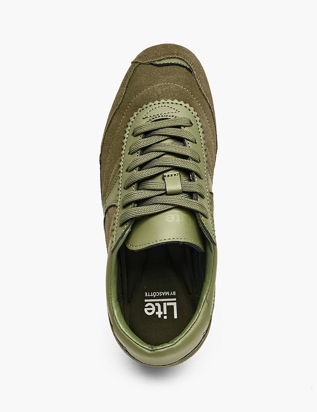 Зеленые женские кроссовки MASCOTTE 156-610461-0204 | ракурс 4