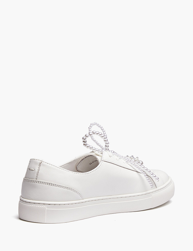 Белые женские кеды MASCOTTE 22-61204116-4120M | ракурс 3