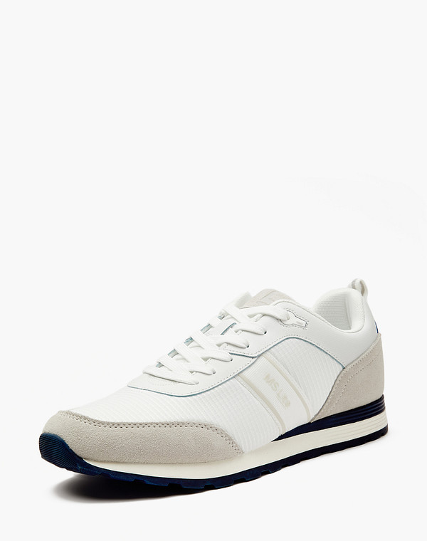 189-4131223-0201 Полуботинки для активного отдыха мужские текстиль-велюр/текстиль бел-серый, Mascotte Lite