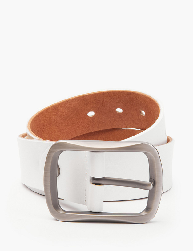 Белый женский ремень MASCOTTE 703-2105-101 | ракурс 2