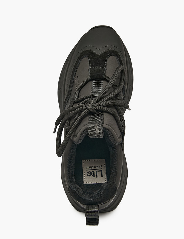 Черные женские кроссовки MASCOTTE 234-521621-0602 | ракурс 4