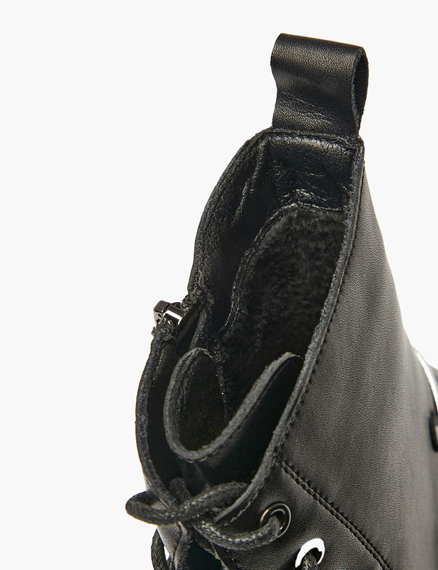 Черные ботинки для девочек MASCOTTE 234-523123-0602 | ракурс 7