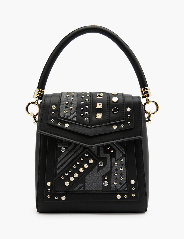 Черная женская сумка MASCOTTE 604-3149-602 | ракурс 2 Черная женская сумка MASCOTTE 604-3149-602 | ракурс 2