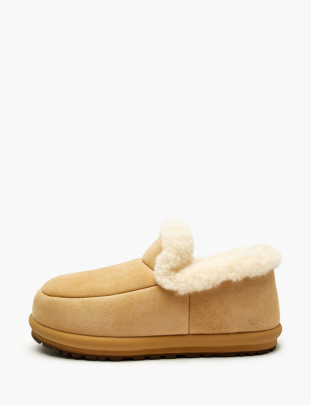 Бежевые женские угги MASCOTTE 234-520251-0608 | ракурс 2