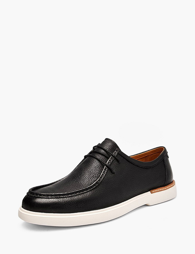 Черные мужские полуботинки MASCOTTE 142-613211-8502M | ракурс 2