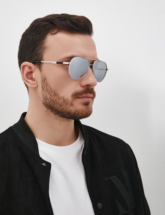 Серебристые мужские очки MASCOTTE 793-5114-7716 | ракурс 1 Серебристые мужские очки MASCOTTE 793-5114-7716 | ракурс 1