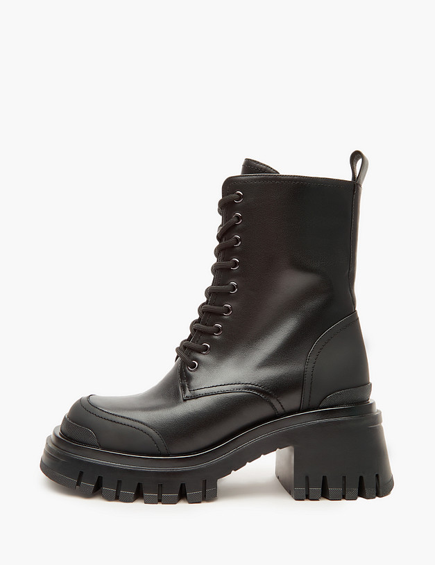 Черные женские зимние ботинки MASCOTTE 233-322132-0102 | ракурс 2