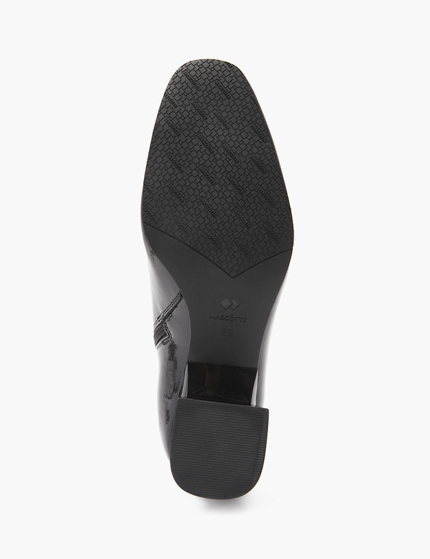 Черные лакированые женские ботильоны MASCOTTE 100-420921-0702 | ракурс 5