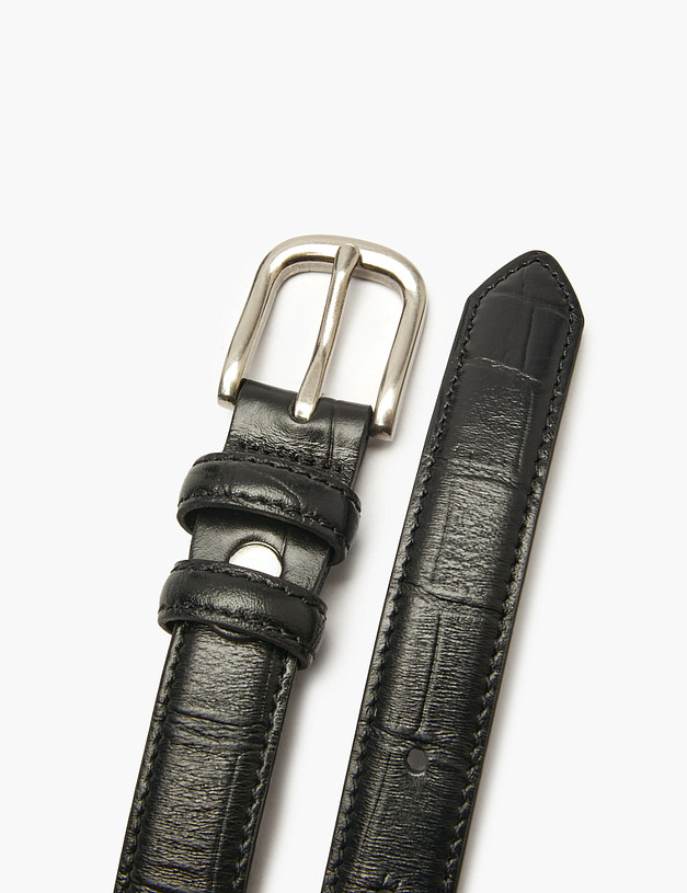 Черный женский ремень MASCOTTE 701-5202-102 | ракурс 3