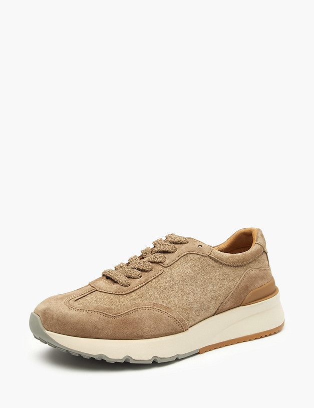 Бежевые женские кроссовки MASCOTTE 22-5260112-4608M | ракурс 2