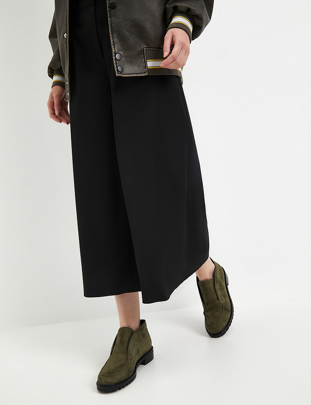 Оливковые женские дезерты из велюра MASCOTTE 172-2265421-0604 | ракурс 1