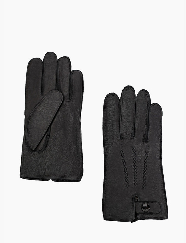 Черные мужские перчатки MASCOTTE 709-1207-102 | ракурс 2
