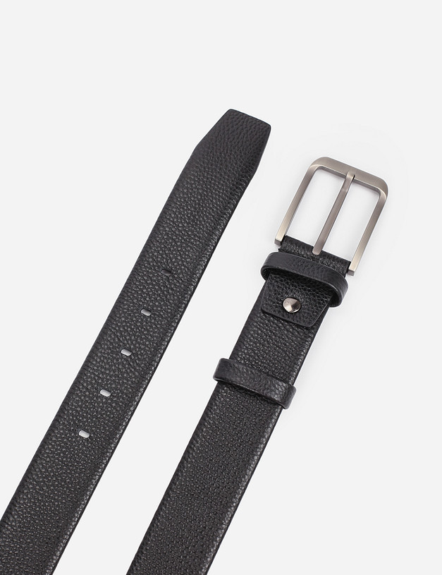 Черный мужской ремень MASCOTTE 727-0245-102 | ракурс 3