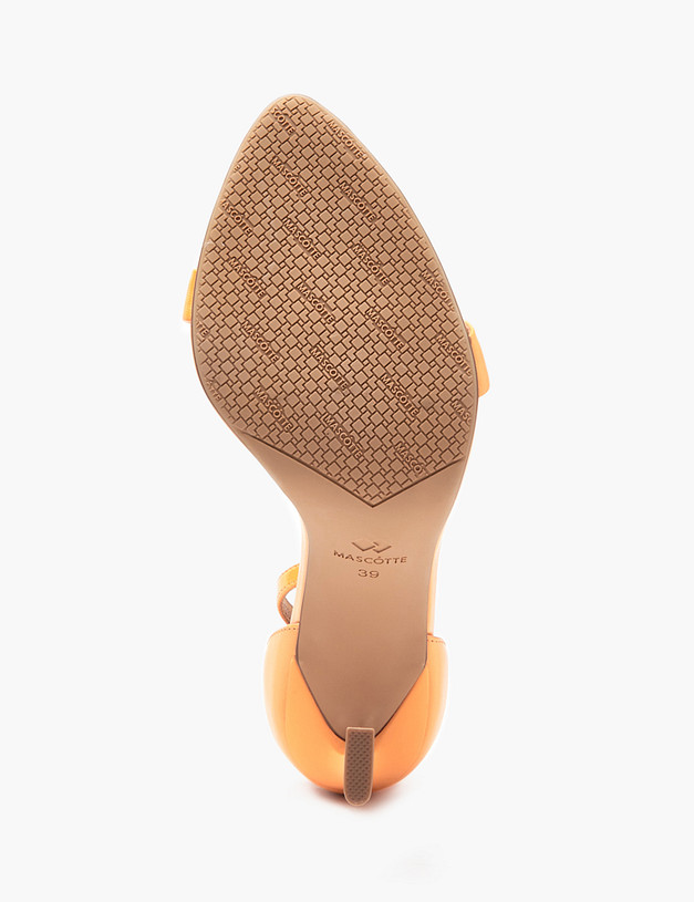 Оранжевые женские босоножки MASCOTTE 175-4123011-6544M | ракурс 5