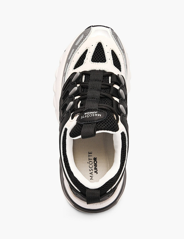 Черные детские кроссовки MASCOTTE 64-612421-0202 | ракурс 4