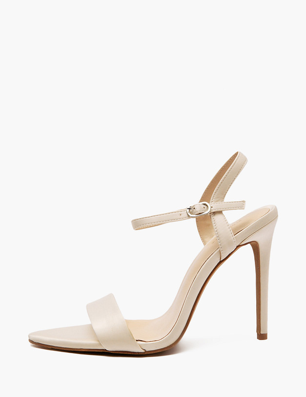 Молочные женские босоножки MASCOTTE 25-512411-0201 | ракурс 2