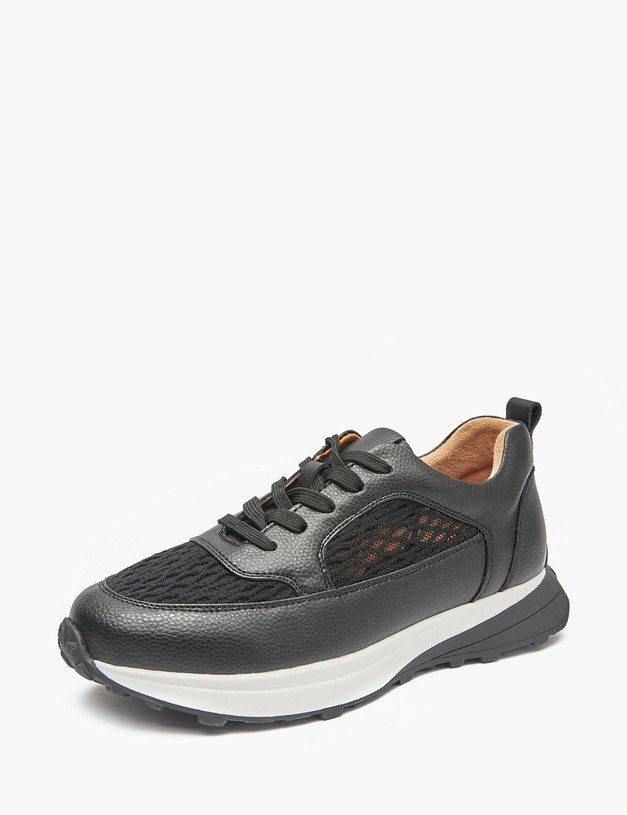 Черные женские кроссовки MASCOTTE 78-511111-0602 | ракурс 2