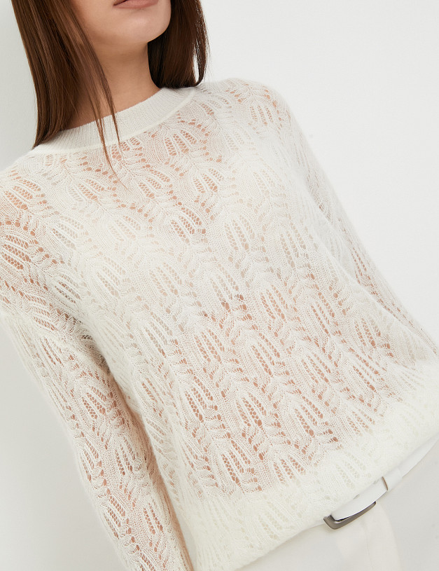 Молочный женский джемпер MASCOTTE 852-3203-2401 | ракурс 5