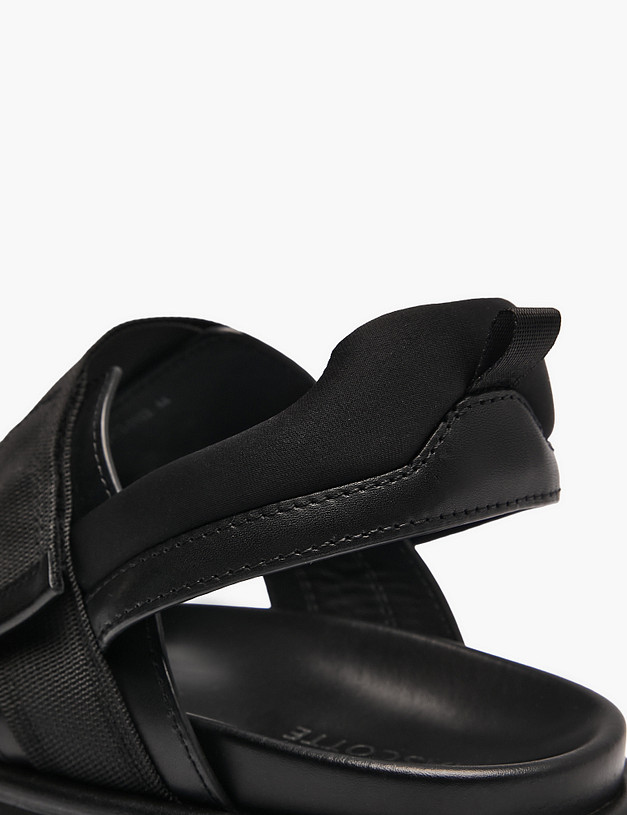 Черные мужские сандалии MASCOTTE 15-610412-0102 | ракурс 6