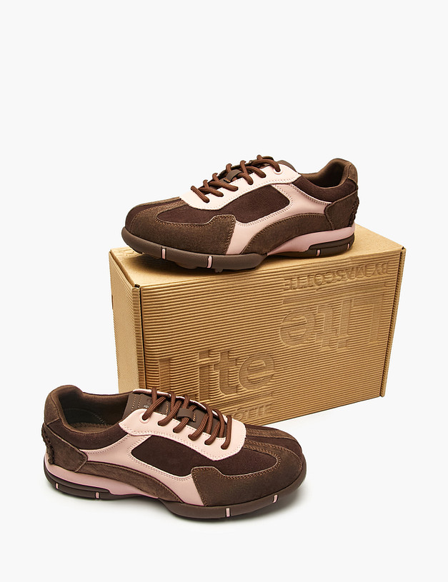 Коричневые женские кроссовки MASCOTTE 234-521221-0209 | ракурс 6