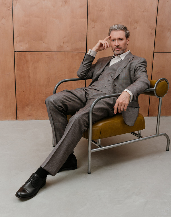 128-418312-0102 Полуботинки мужские нат.кожа/нат.кожа черн, Mascotte