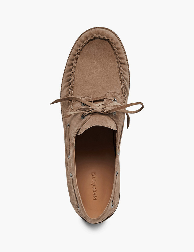 Бежевые женские топсайдеры MASCOTTE 234-614411-4643M | ракурс 4