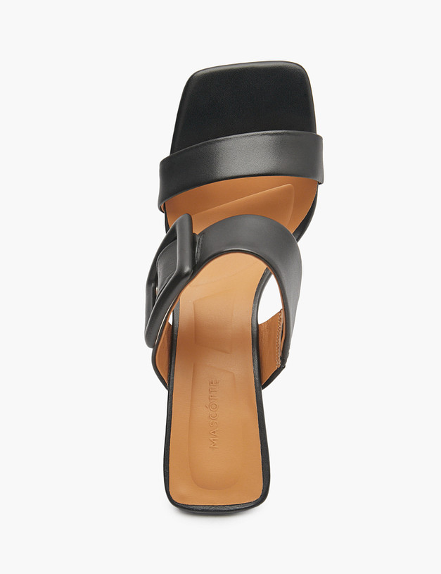 Черные женские мюли MASCOTTE 126-512511-3501M | ракурс 4