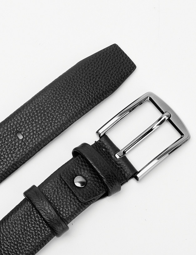 Черный мужской ремень MASCOTTE 727-9117-0102 | ракурс 3