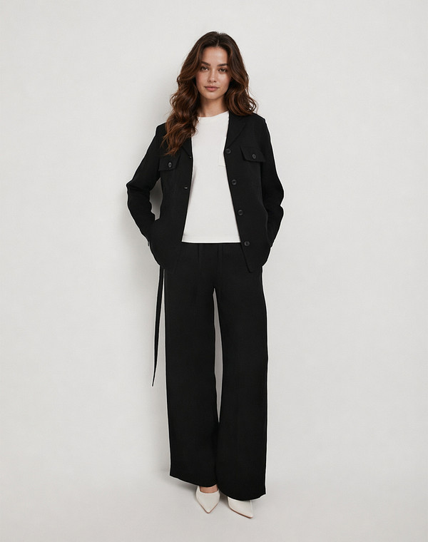 986-6112-2402 Брюки женские черн, Mascotte