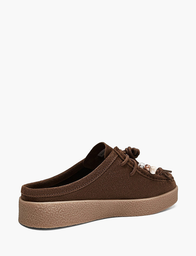 Коричневые женские сабо MASCOTTE 98-611921-0209 | ракурс 3