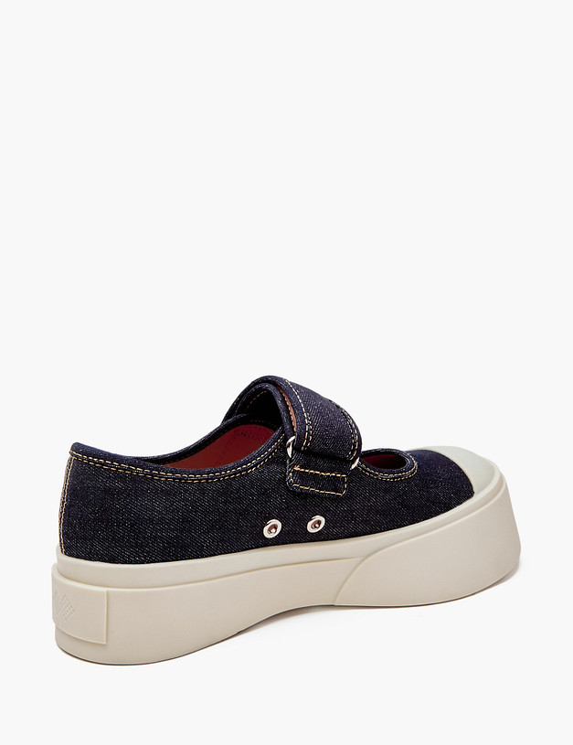 Синие женские кеды MASCOTTE 47-410311-0203 | ракурс 3 Синие женские кеды MASCOTTE 47-410311-0203 | ракурс 3