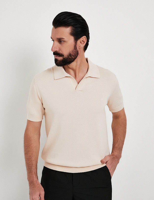 Бежевый мужской джемпер MASCOTTE 852-6113-2608 | ракурс 2