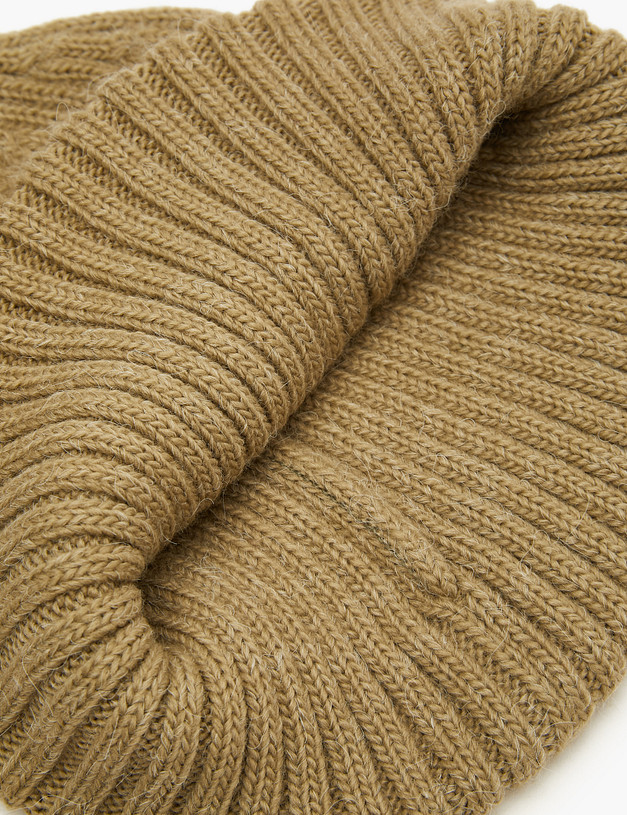 Оливковая женская шапка MASCOTTE 781-3231-7504 | ракурс 4