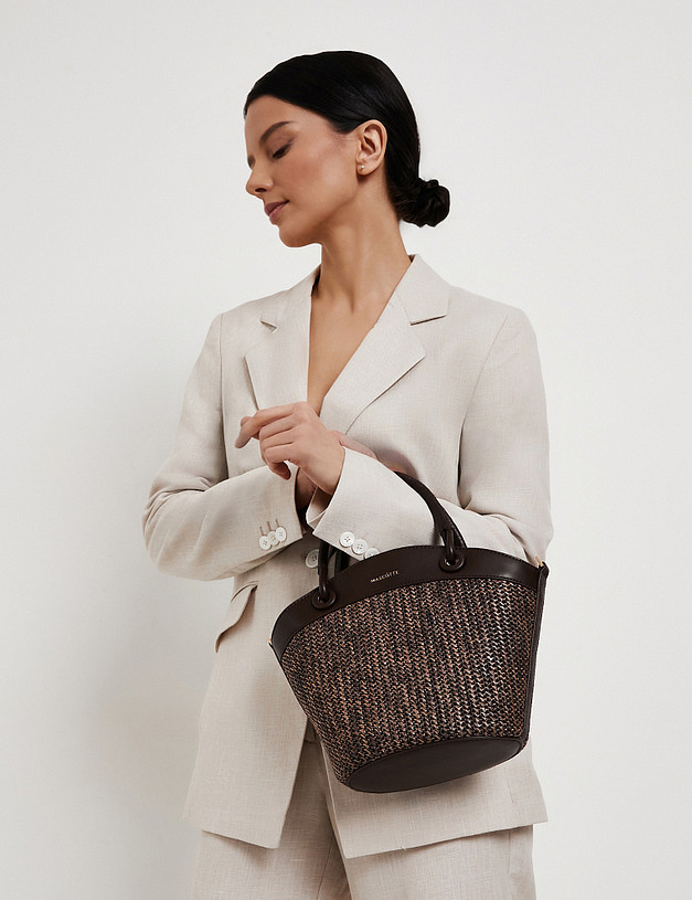 Коричневая женская сумка MASCOTTE 646-6119-209 | ракурс 2