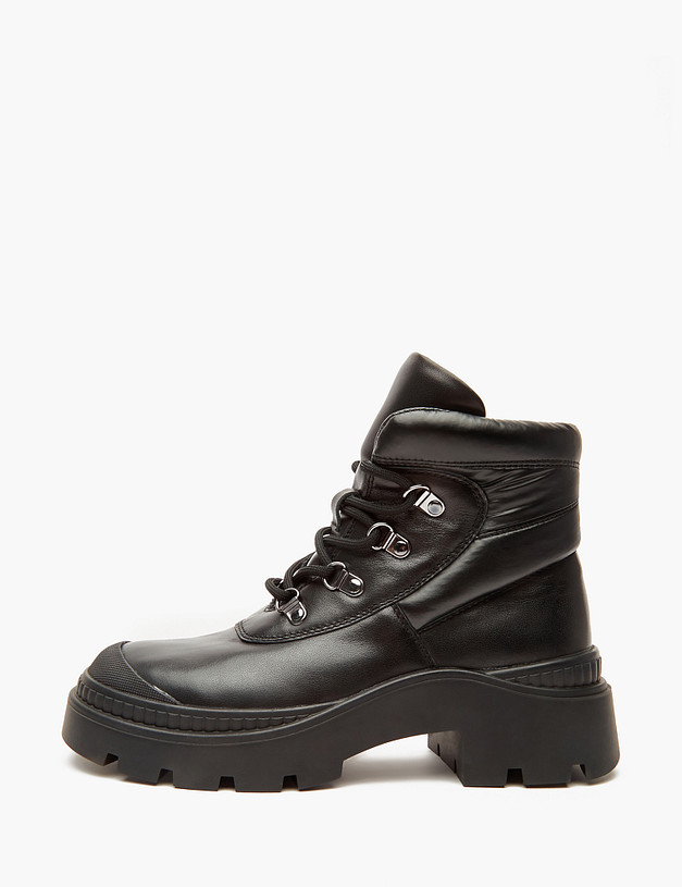 Черные женские зимние ботинки MASCOTTE 233-323631-0102 | ракурс 1