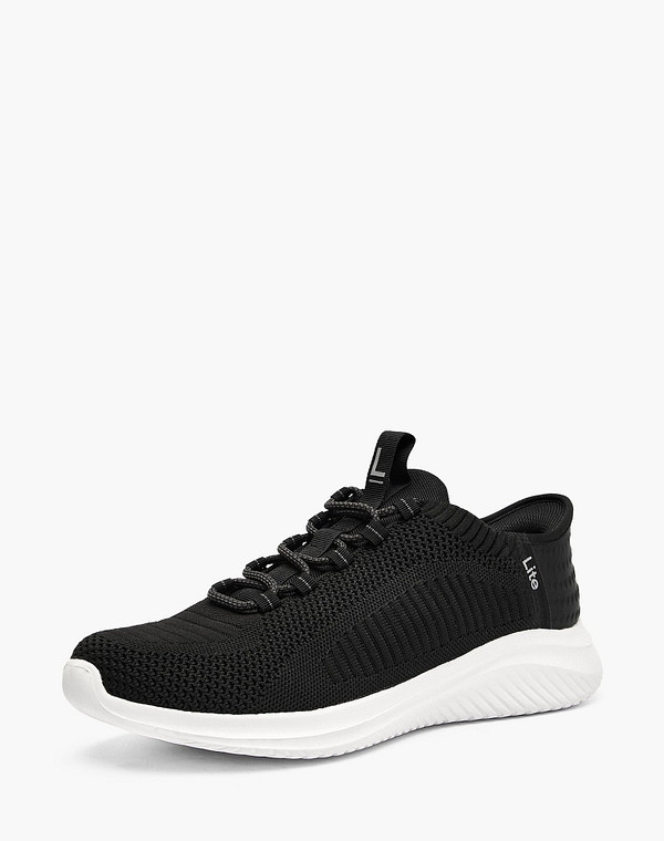 64-611891-0202 Полуботинки для активного отдыха мужские текстиль/б.п.-текстиль черн, Lite by Mascotte