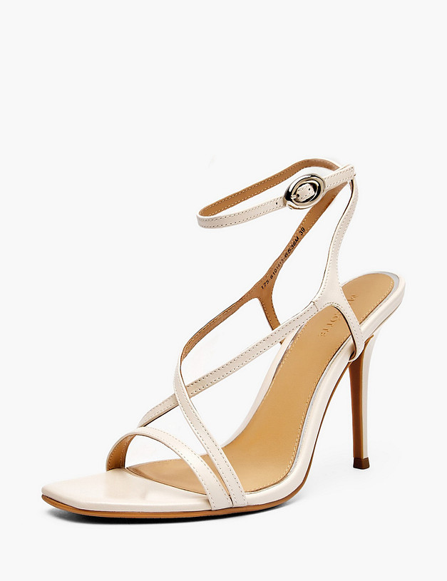 Молочные женские босоножки MASCOTTE 175-6101613-6536M | ракурс 2