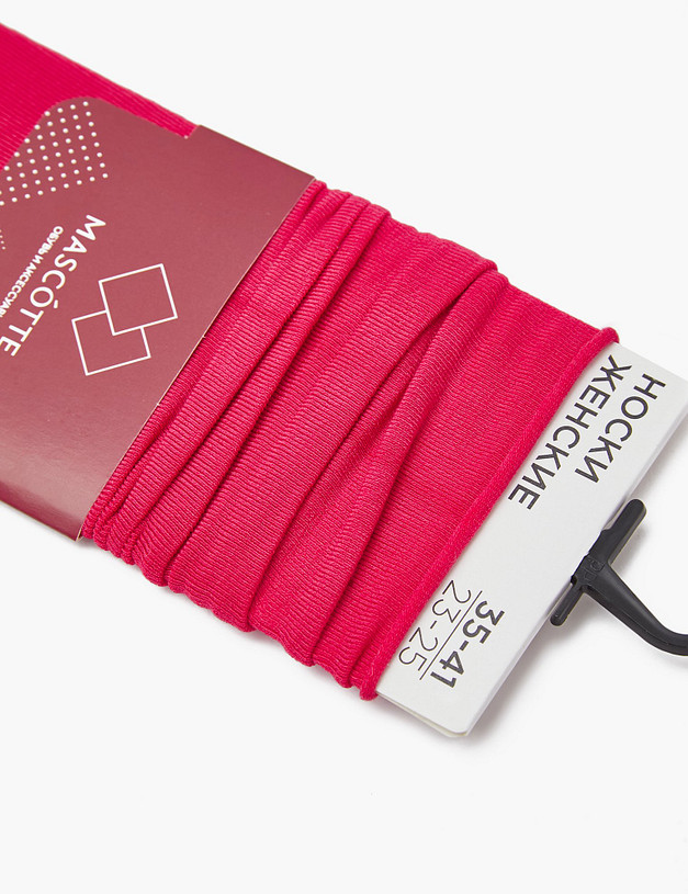 Красные женские носки MASCOTTE 764-3215-2605 | ракурс 2 Красные женские носки MASCOTTE 764-3215-2605 | ракурс 2