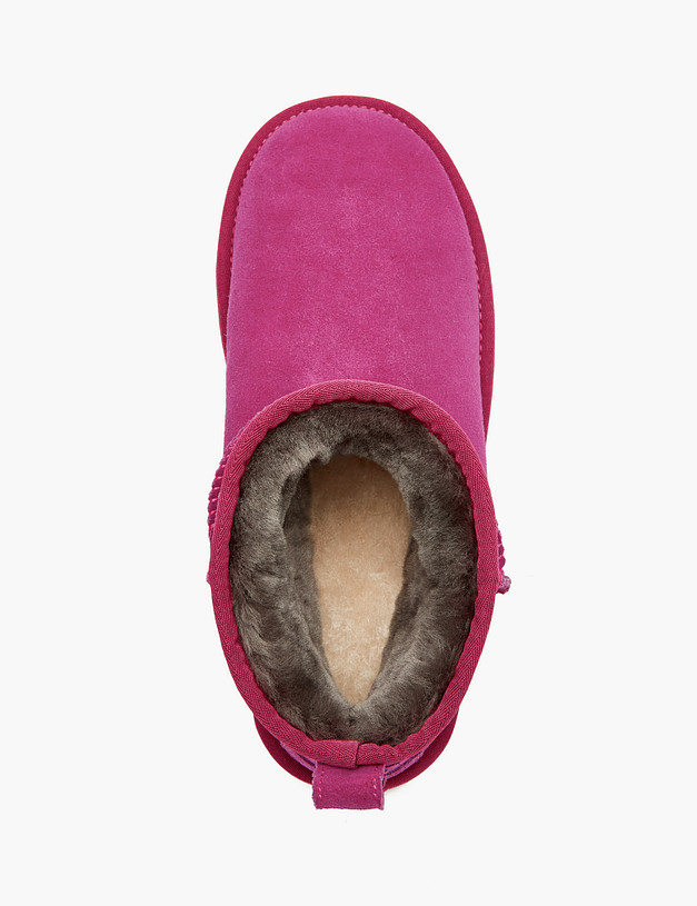 Велюровые женские угги цвета фуксии MASCOTTE 234-1225132-0206 | ракурс 4 Велюровые женские угги цвета фуксии MASCOTTE 234-1225132-0206 | ракурс 4