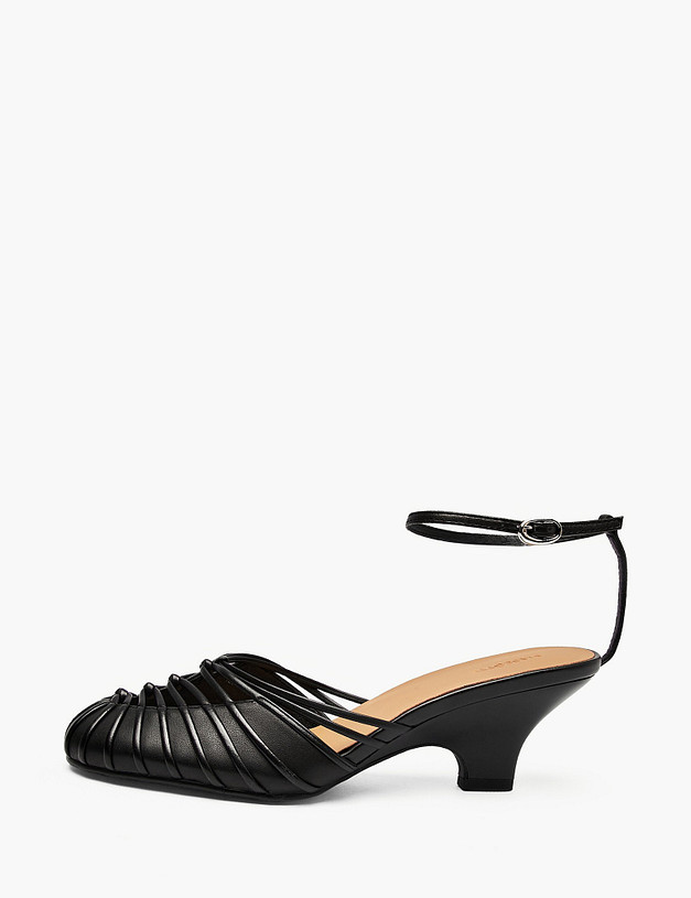 Черные женские босоножки MASCOTTE 126-614811-0502 | ракурс 1