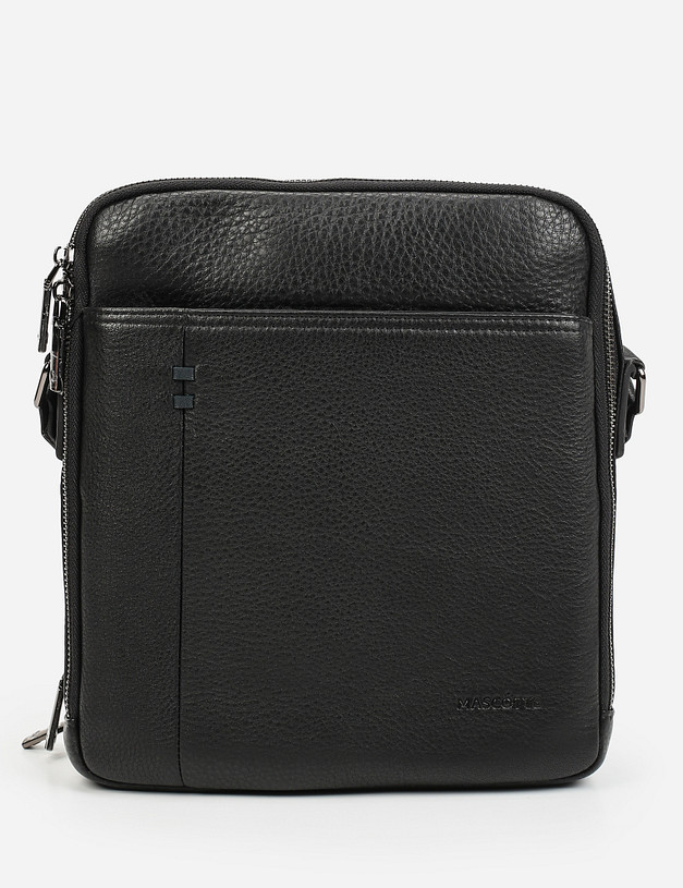 Черная мужская сумка MASCOTTE 622-1206-102 | ракурс 2