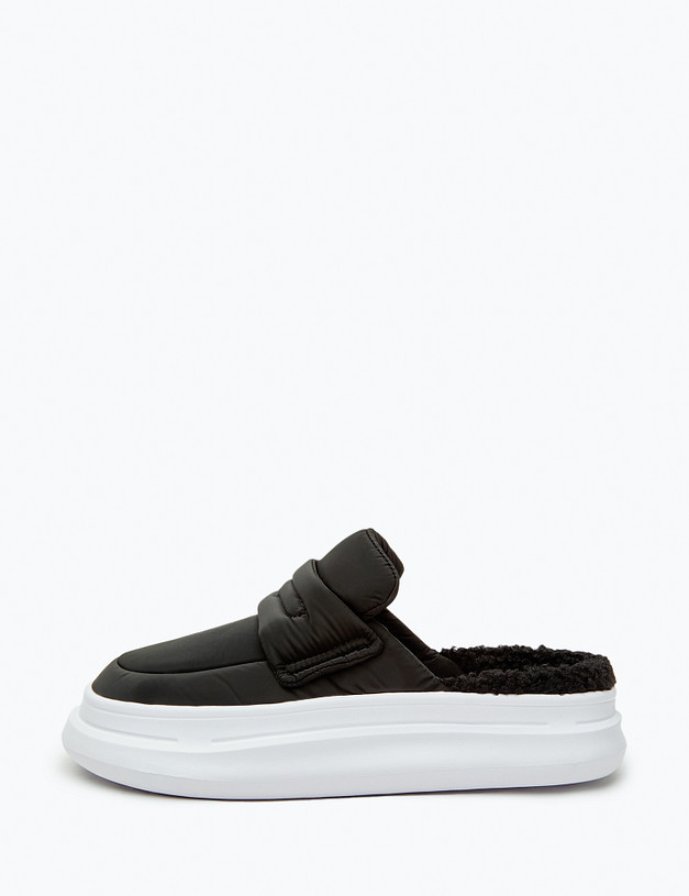 Черные женские сабо MASCOTTE 151-3205624-0202 | ракурс 2